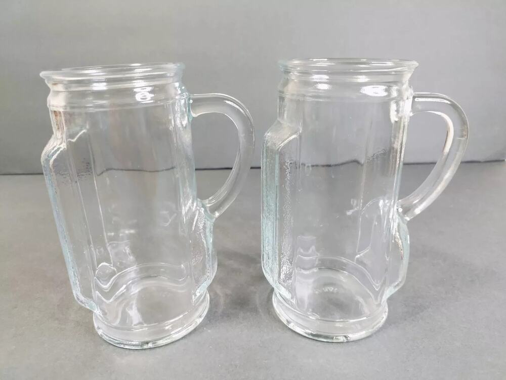 Golf Bag Mug Canada Clear Glass Drinking Stein Set Of 3 Clear Cups